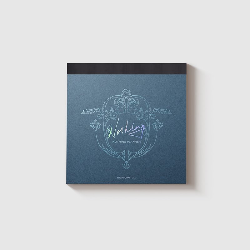ntu-authentic 台湾大学 NOTHING PLANNER 巴川纸便签 蓝灰色 - 便条纸/标签贴 - 纸 多色