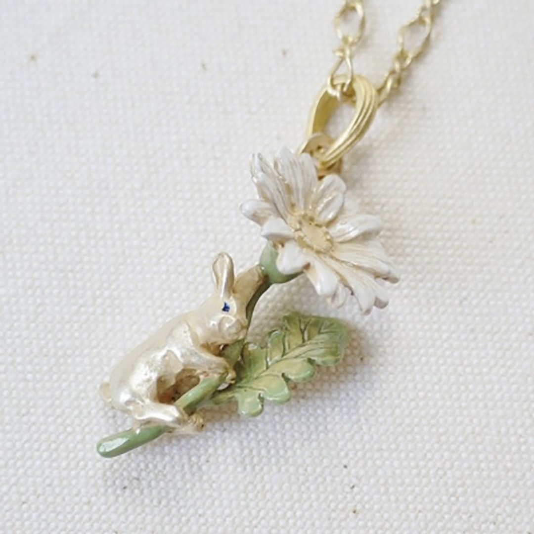 Fluffy Fluffy / Necklace NE283 - 项链 - 其他金属 白色
