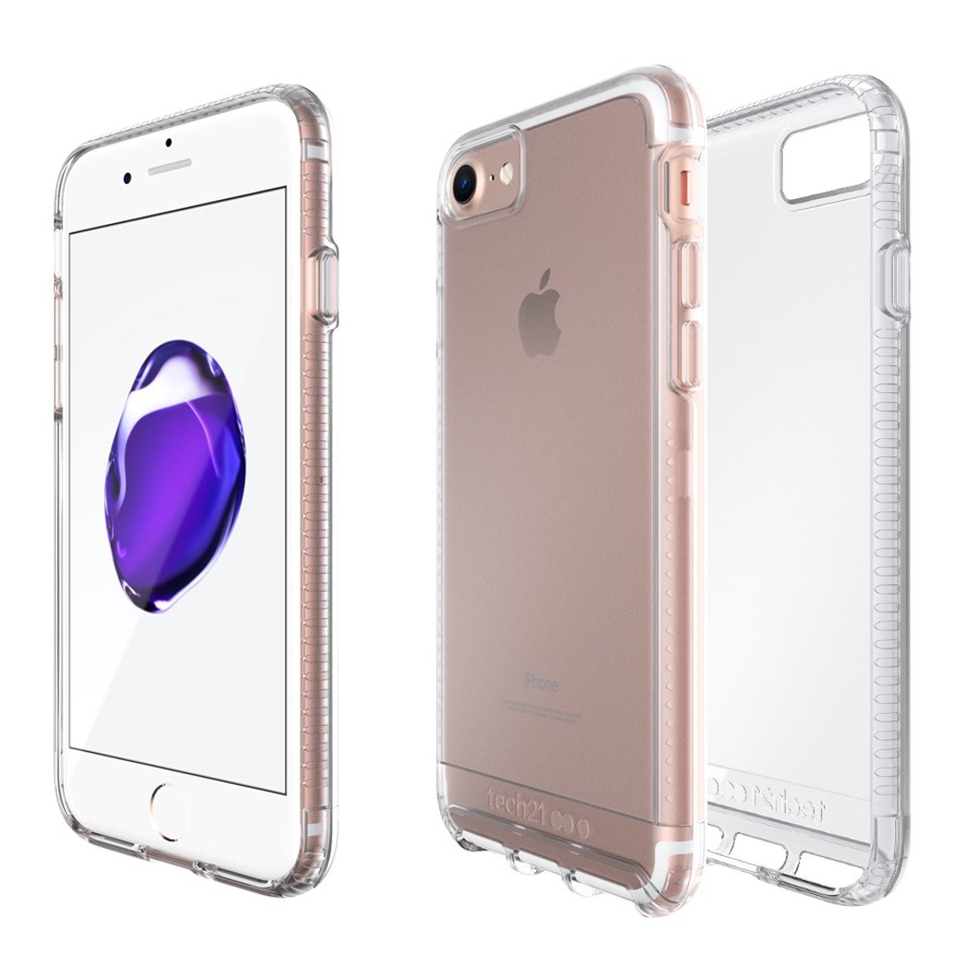 Tech21英国超冲击 iPhone 7/8 防撞硬式透明保护壳(5055517362207 - 手机壳/手机套 - 其他材质 透明