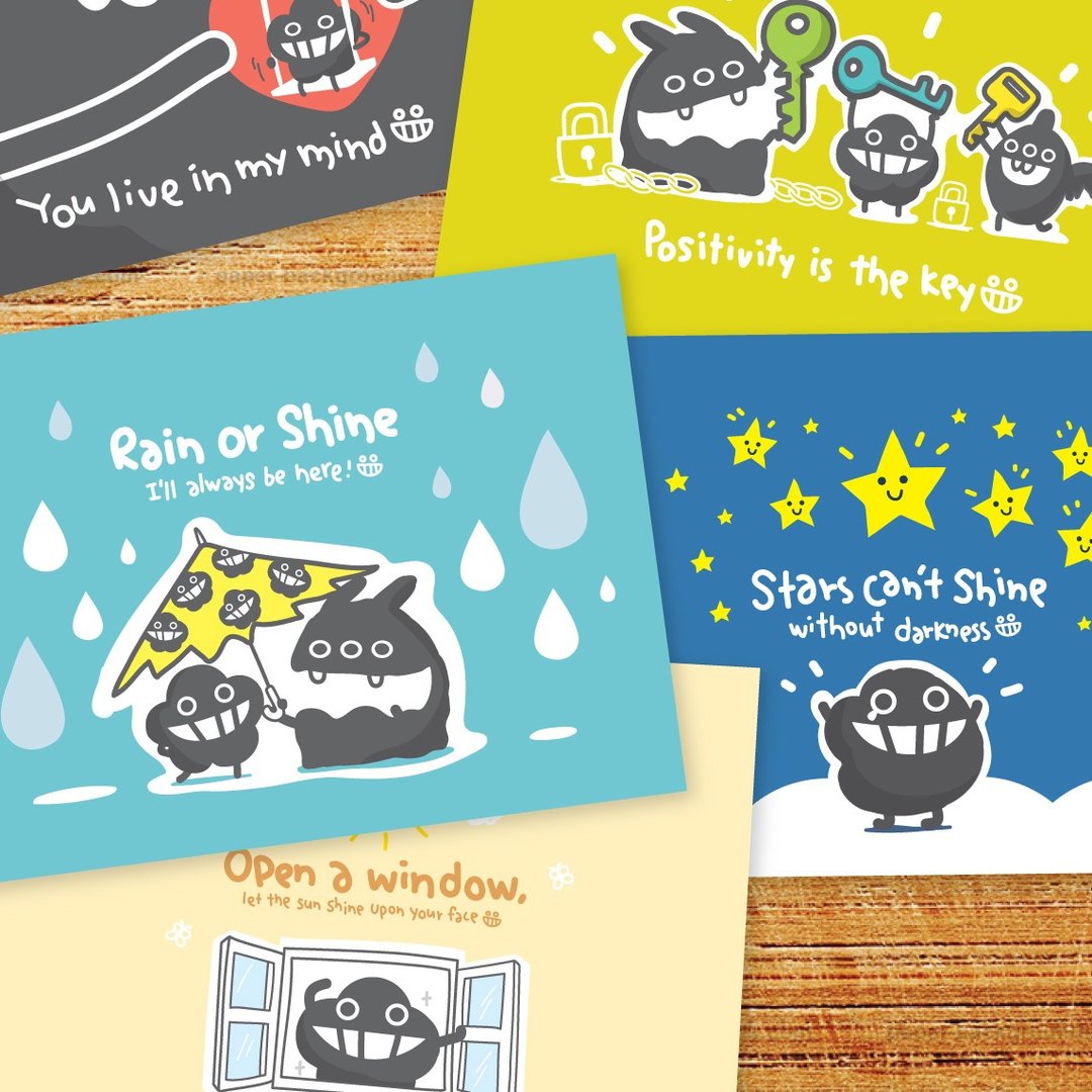 Dustykid Postcard 明信片(第四辑) - 卡片/明信片 - 纸 多色