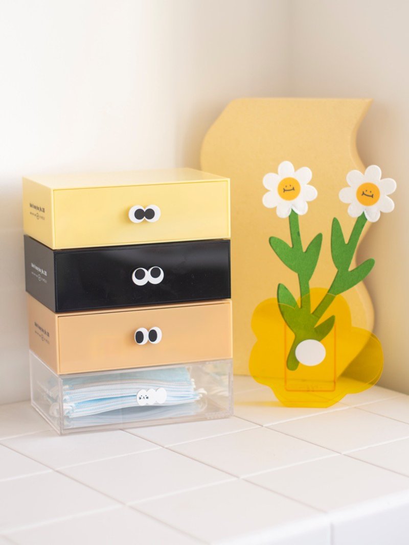 桌面多功能壓克力口罩抽屉收纳盒 - 收纳用品 - 压克力 多色