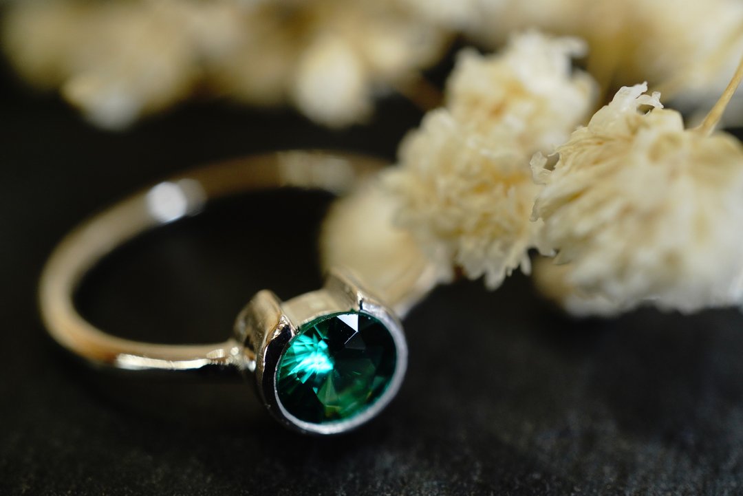 zirconia ring 187 - 戒指 - 其他金属 银色