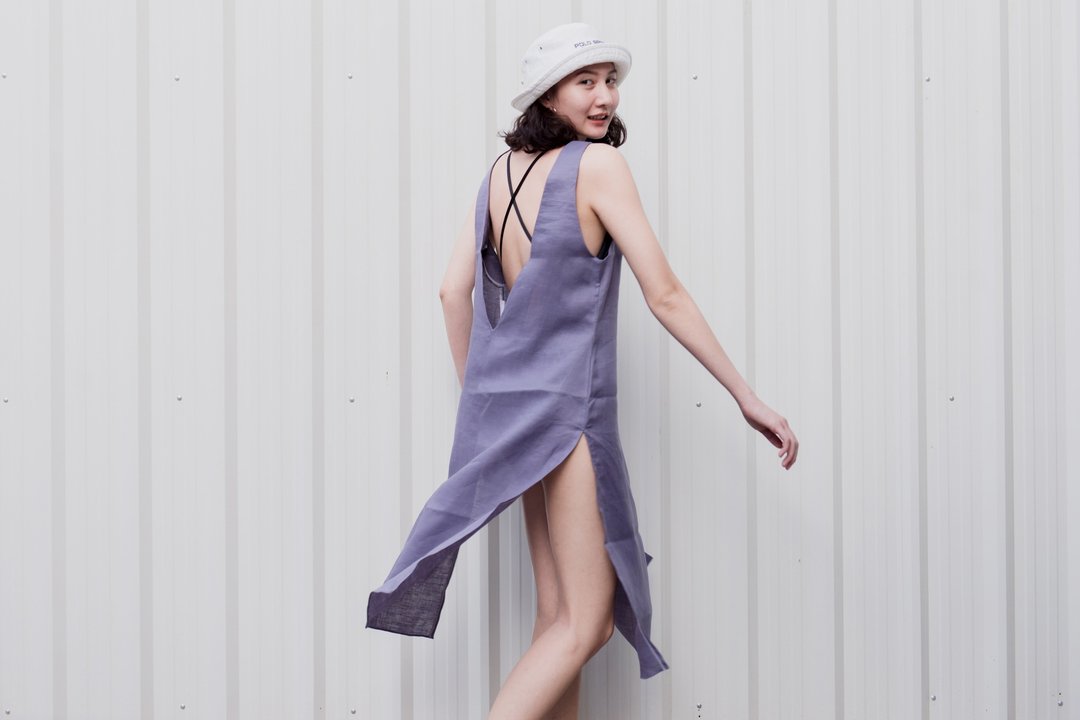VERBENA - Vintagegrape / summer clothing - 女装背心 - 棉 紫色