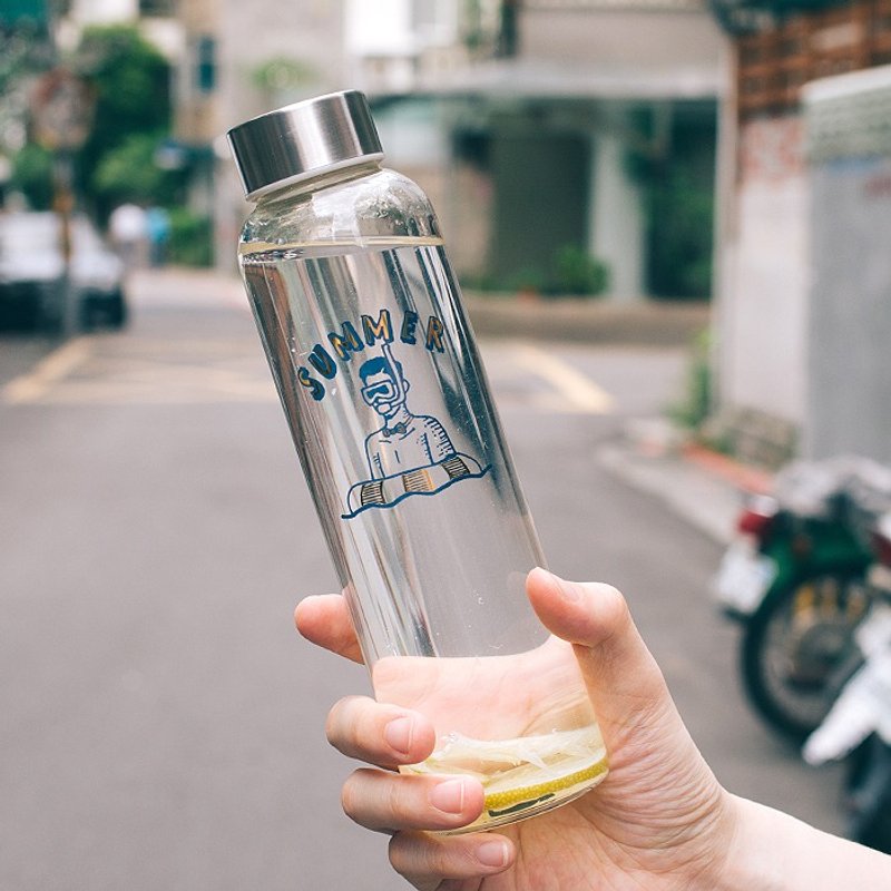 High High随身玻璃瓶 - 水瓶/水壶 - 玻璃 透明