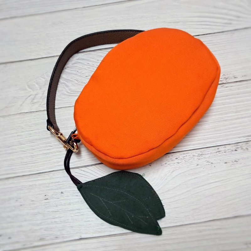 【永续生活X在地意象】柑橘侧背包 - 侧背包/斜挎包 - 其他材质 