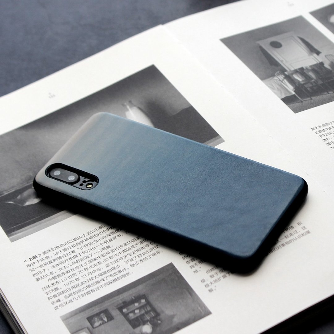 HUAWEI华为 渐层真皮手机壳 头层牛皮手机套 p20 p30 mate20 pro - 手机壳/手机套 - 真皮 多色