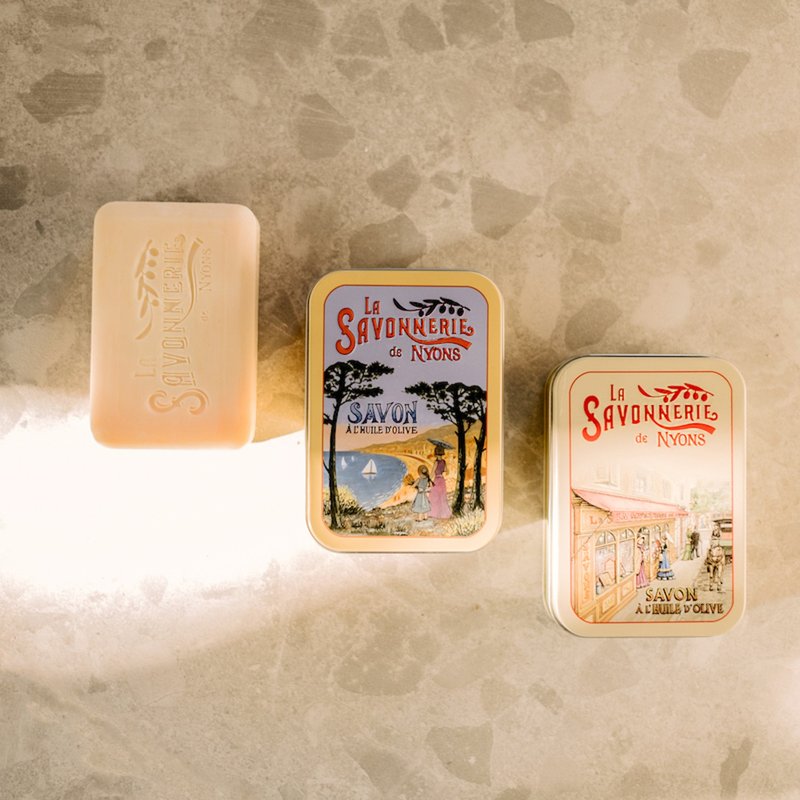 法国 La Savonnerie de Nyons 夏木棉铁盒皂200g - 肥皂/手工皂 - 其他材质 