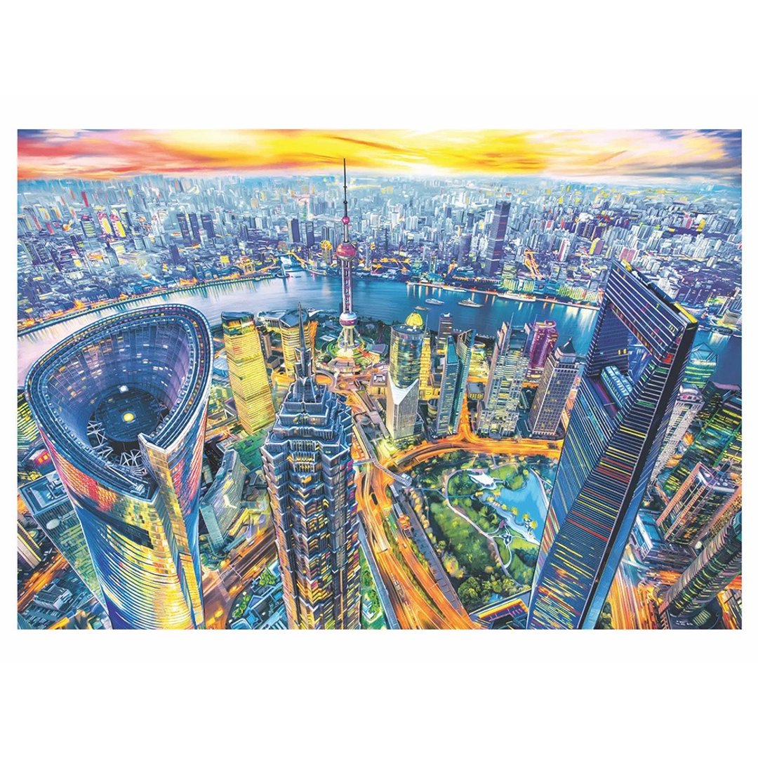 上海城市风貌_拼图_2000片 - 拼图 - 纸 