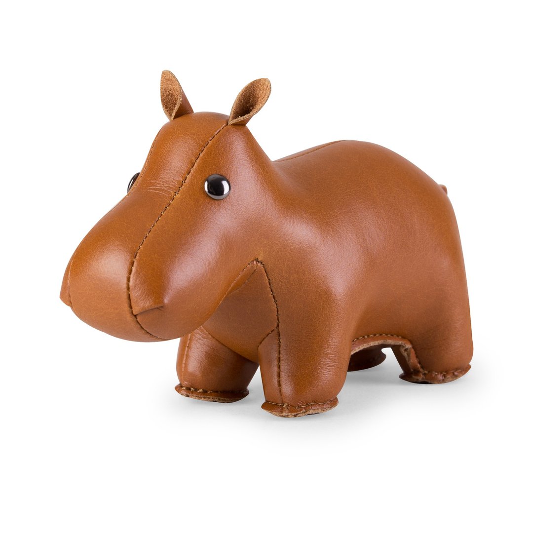 【纸镇】河马 Hippo 皮革动物摆饰 | 入厝礼物 生日礼物  圣诞礼 - 摆饰 - 人造皮革 多色