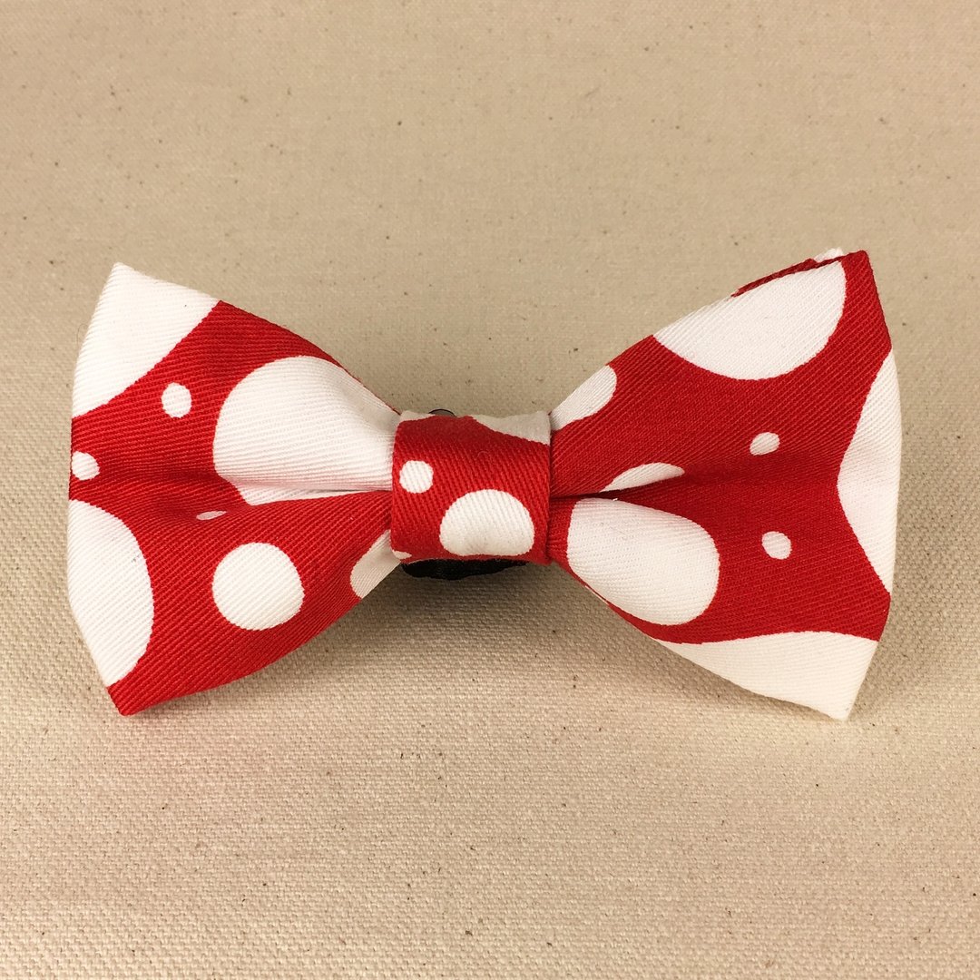 Mr.Tie 手工缝制领结 Hand Made Bow Tie 编号159 - 领带/领带夹 - 棉 红色