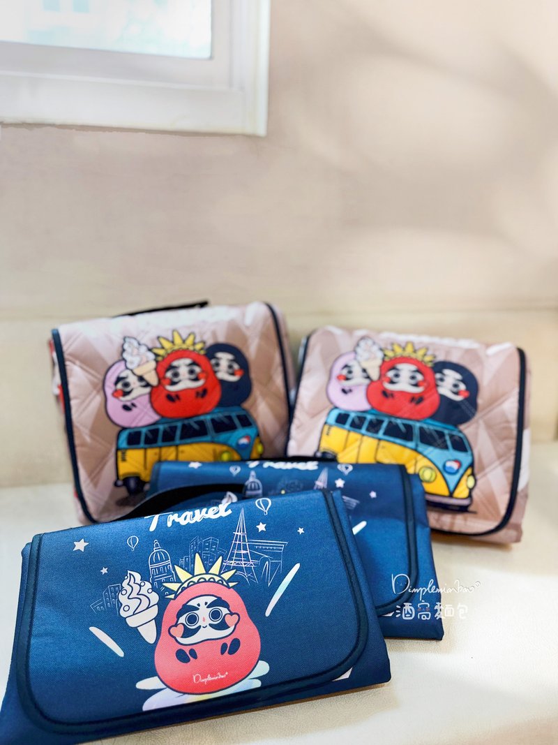 酒窝面包  达摩福神野餐垫 露营垫 - 地垫/地毯 - 防水材质 卡其色