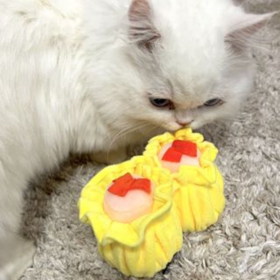 Furball Siew Mai Bell Toy - 玩具 - 棉 