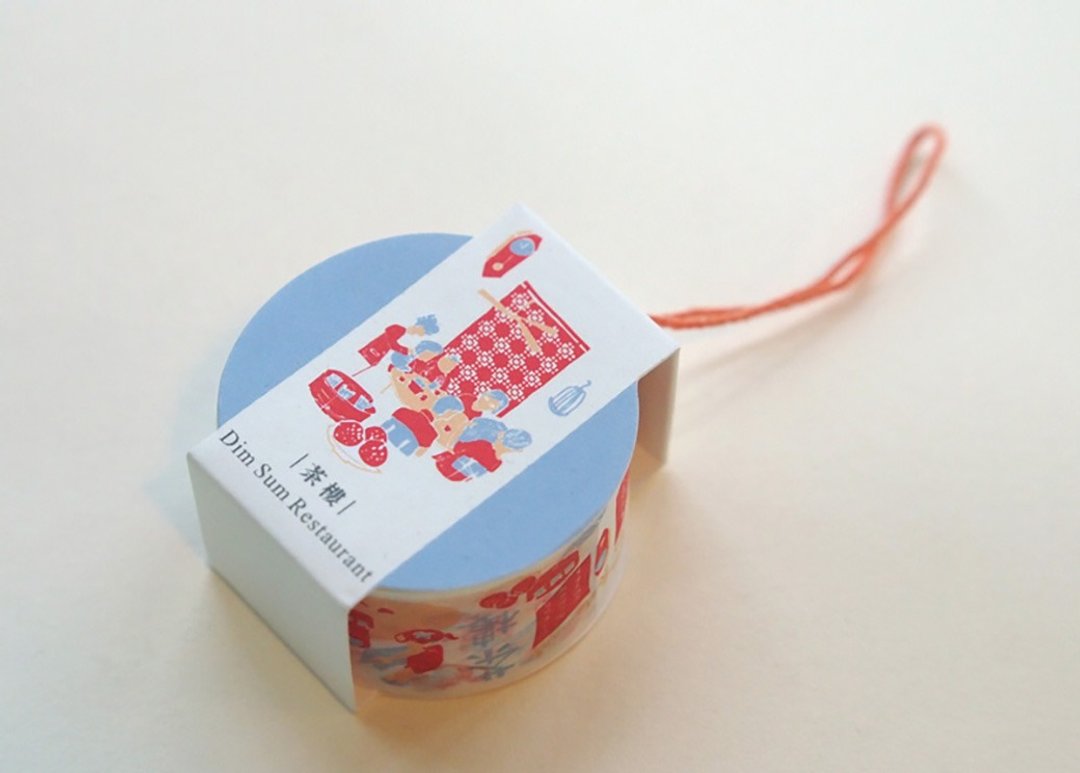 香港系列纸胶带-点心 - 纸胶带 - 纸 多色