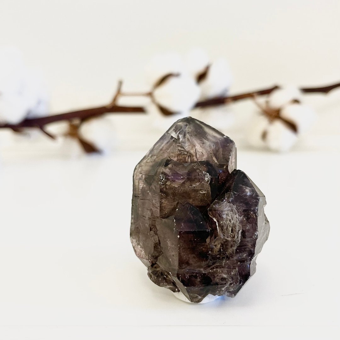 光之石 巴西 / 紫超七骨干 / 水晶 / 城堡 / 原矿 / 摆件 /收藏品 - 摆饰 - 水晶 