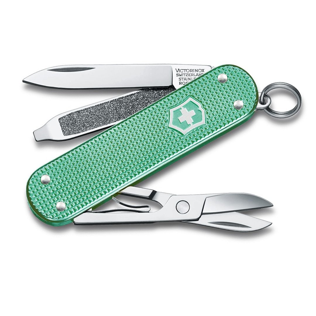 VICTORINOX 瑞士维氏 Minty Mint 经典铝合金薄荷绿 0.6221.221G - 露营用品 - 不锈钢 绿色