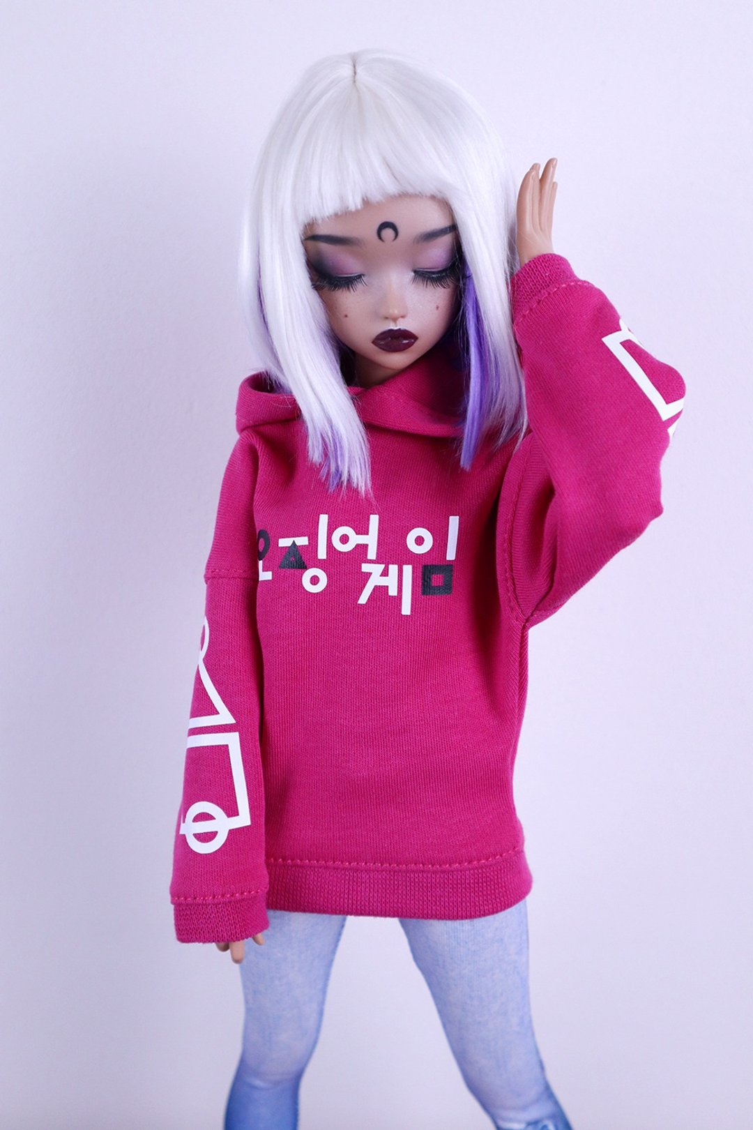 Hoodie 'Squid Game' for BJD Minifee (MSD) and Feeple60 (SD13) - 其他 - 其他材质 粉红色