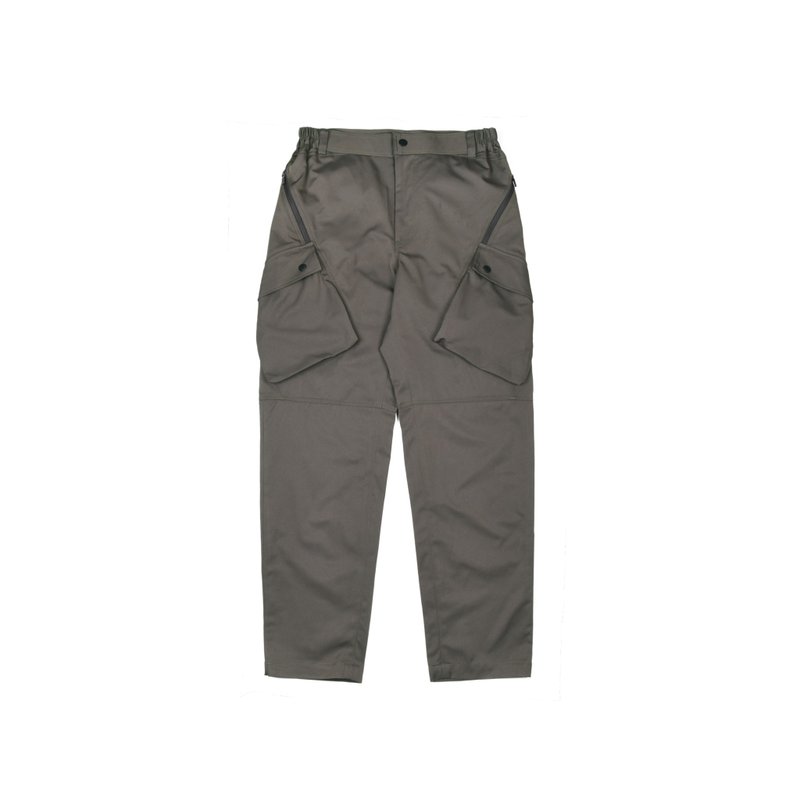 oqLiq - Dualism - 互字口袋3D军裤(coolmax军绿) - 男士长裤 - 其他材质 绿色