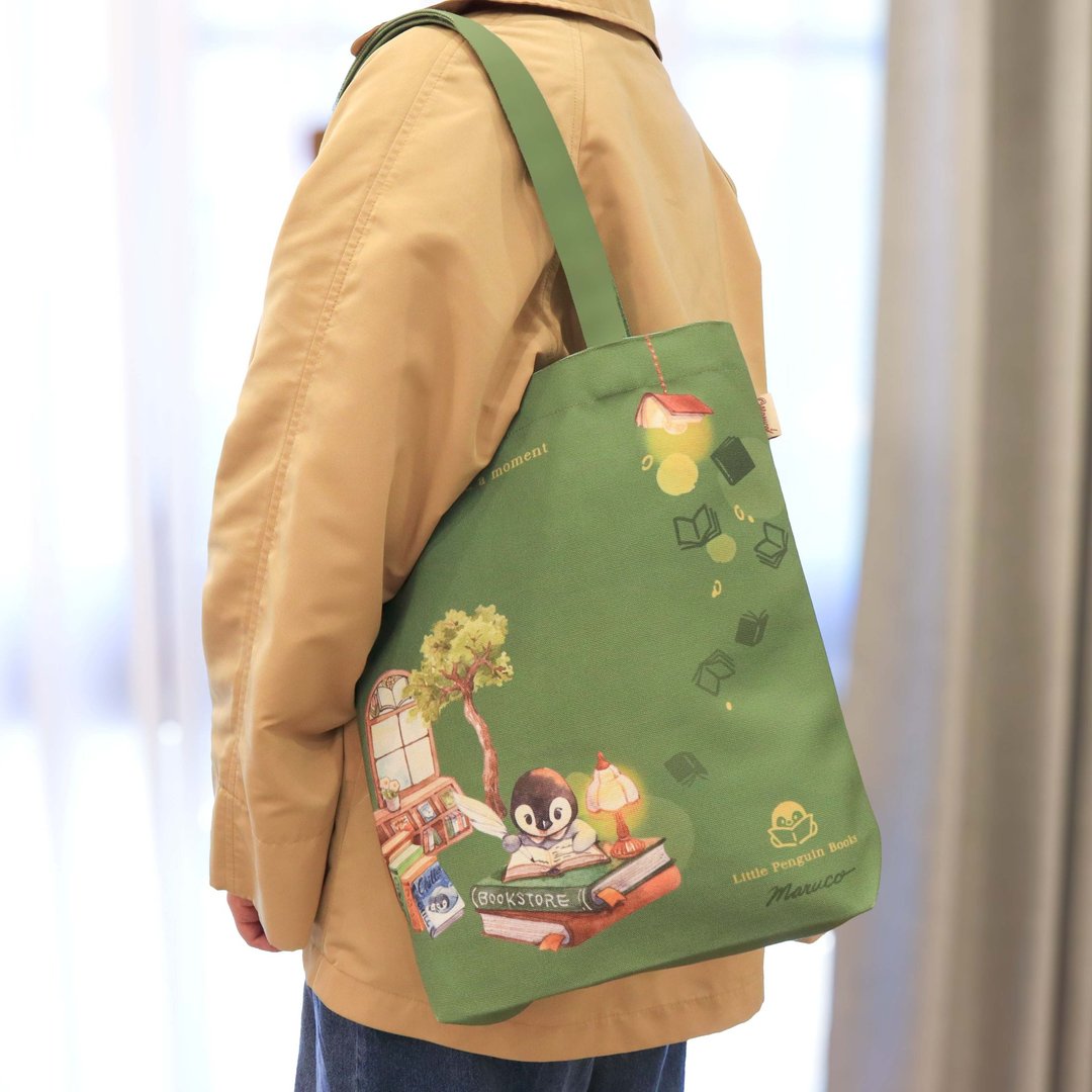 小企鹅书店 - 直式肩背袋 - 侧背包/斜挎包 - 塑料 多色