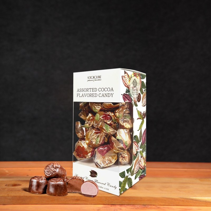 巧克力云庄 - 榛果莓果可可风味糖 (18 颗/盒) - 巧克力 - 新鲜食材 咖啡色