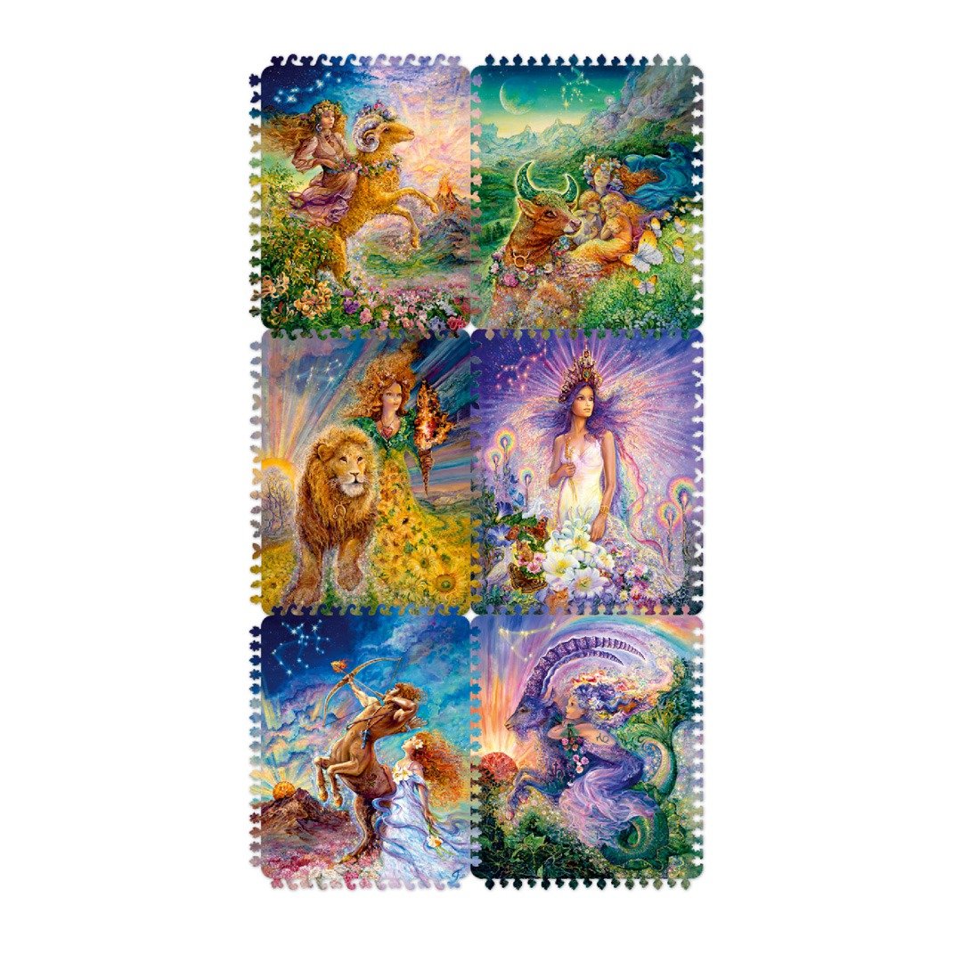 DAVICI Wooden Jigsaw Puzzles - Zodiac signs. Earth and Fire signs - 桌游/玩具 - 木头 