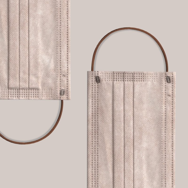 LEVEL 3 成人医用口罩– 焙茶 (50片) - 口罩 - 其他材质 卡其色