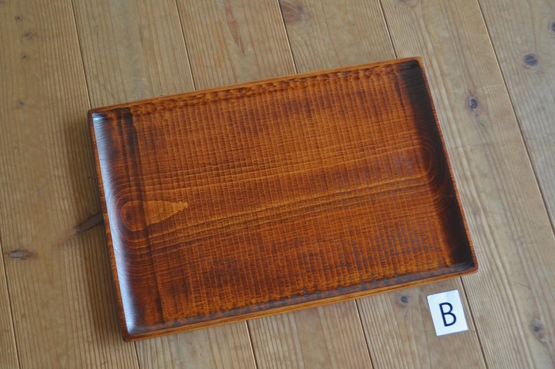 长托盘B - 盘子/餐盘/盘架 - 木头 咖啡色