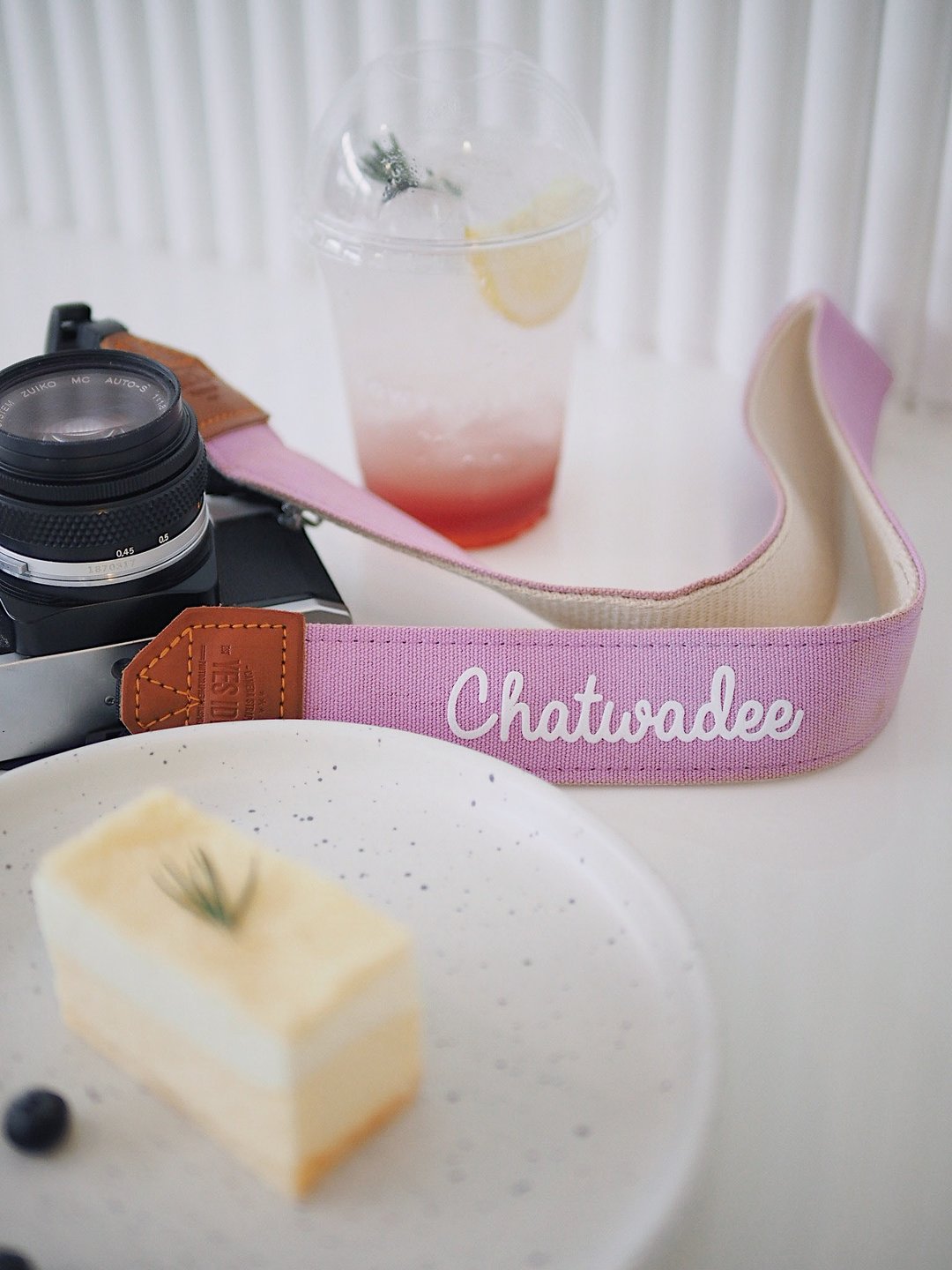 CAMERA STRAP : Personalize name(PURPLE ) LARGE SIZE / YESIDID - 相机背带/脚架 - 其他材质 紫色