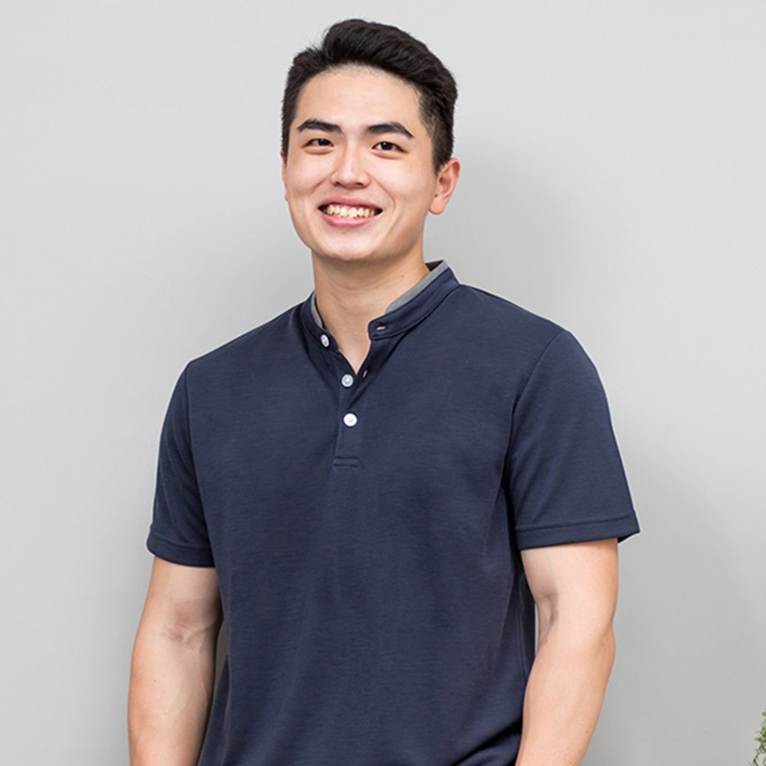 奇异POLO－防泼、降温且吸臭的快干多功能POLO衫－男版立领 - 男装上衣/T 恤 - 聚酯纤维 蓝色