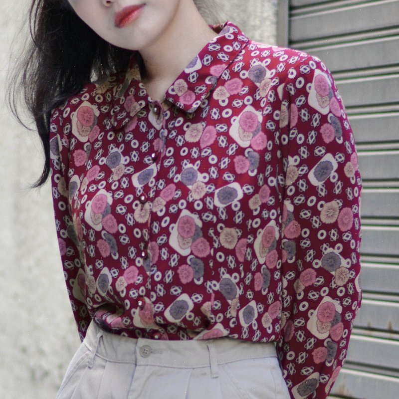 花占 |  古着长袖衬衫 - 女装衬衫 - 其他材质 