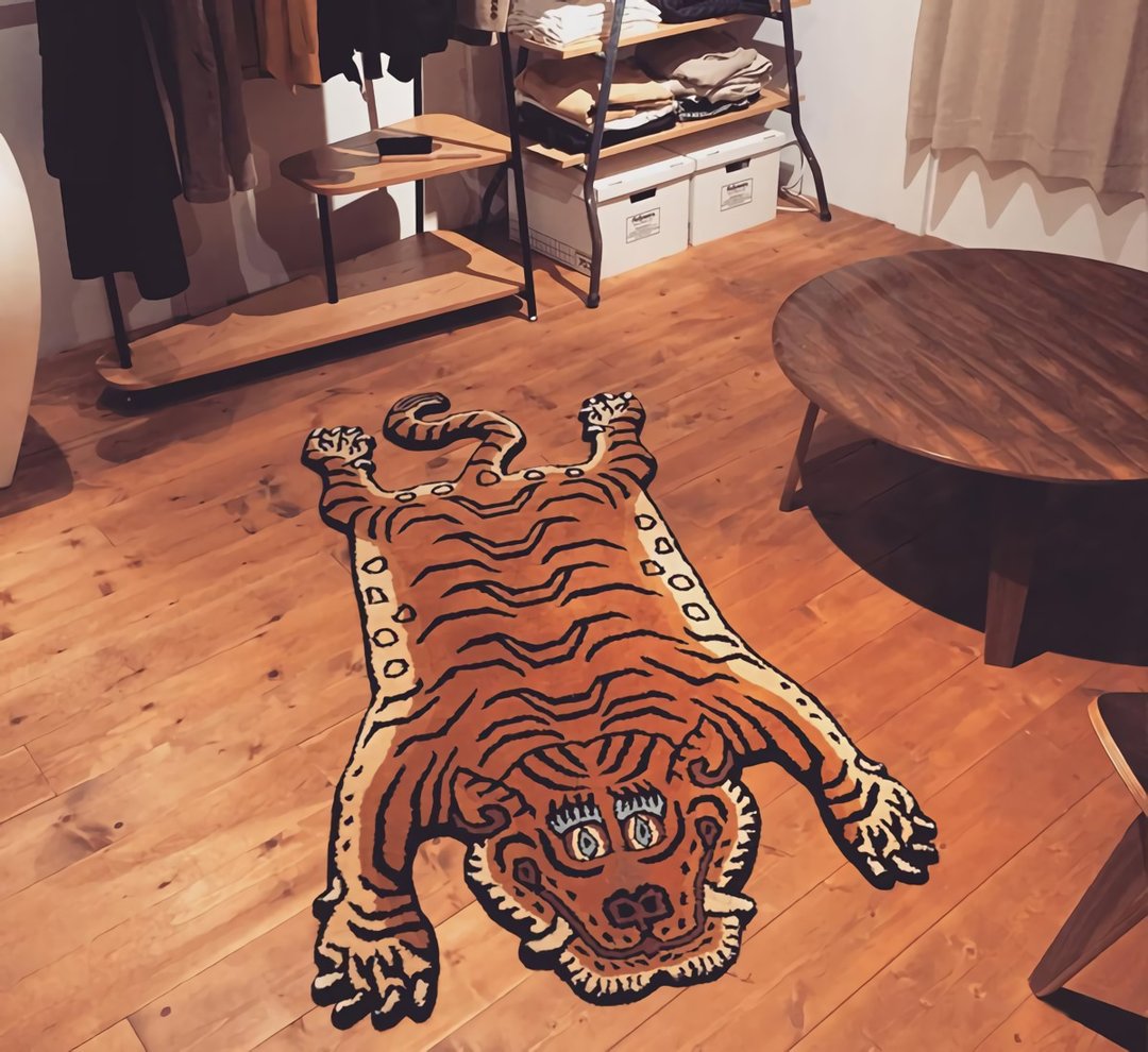 Detail Inc Tibetan Tiger Rug复刻西藏虎毯(蓝眼) - 地垫/地毯 - 其他材质 多色