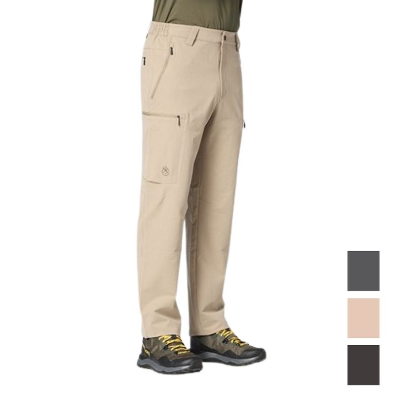 【Wildland 荒野】生态弹性多袋机能裤 男 0B32322 - 男士长裤 - 聚酯纤维 卡其色