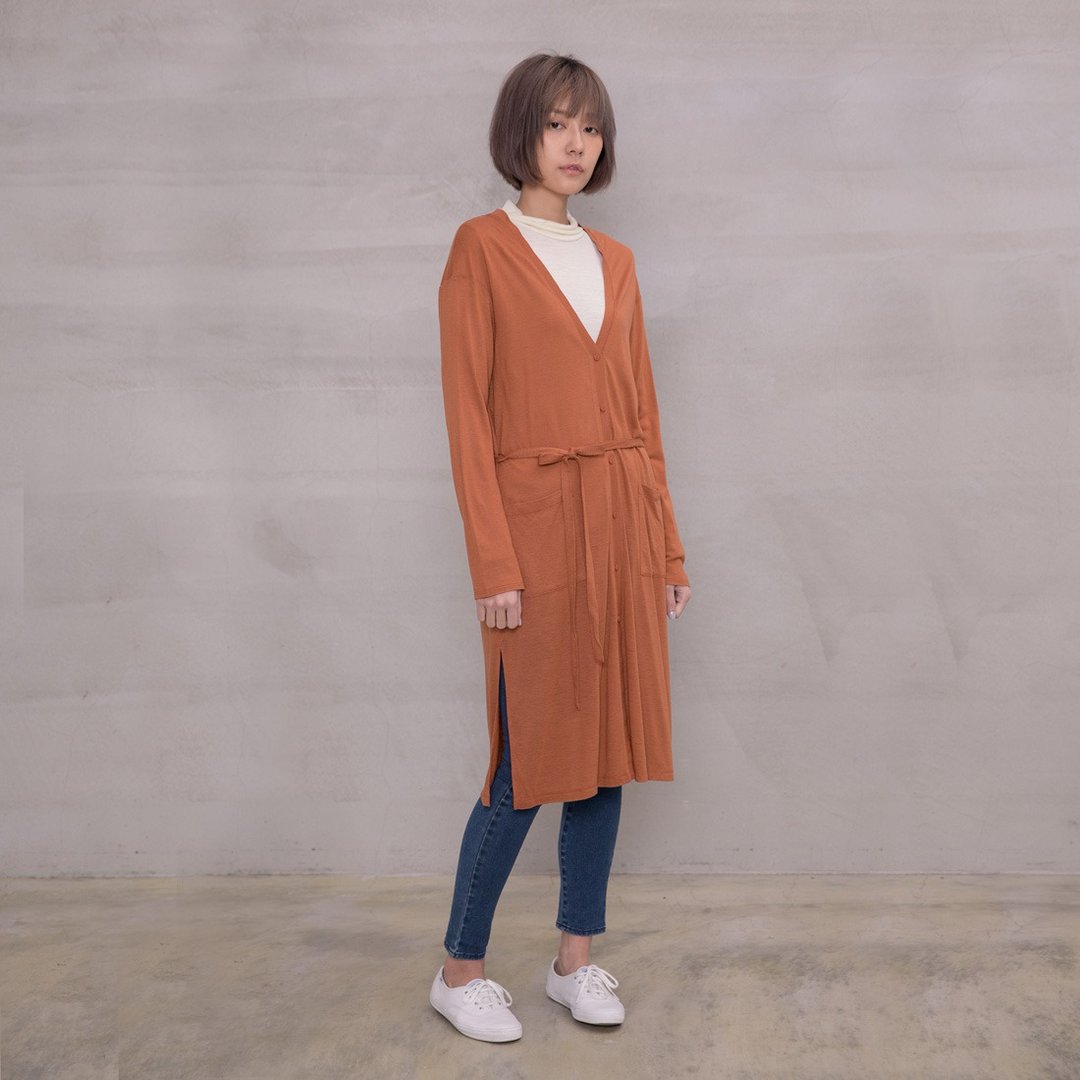 闲适自在针织罩衫 Peace Of Mind Jersey Cardigan - 女装休闲/机能外套 - 羊毛 多色