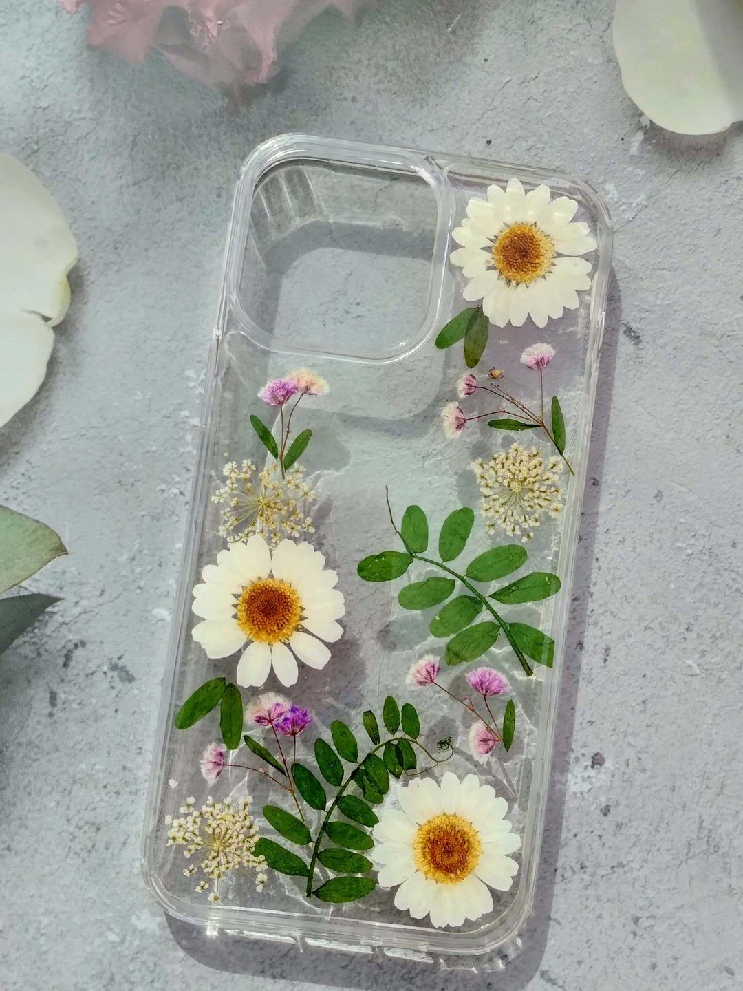 手作押花手机保护壳| iPhone 13 Pro | iPhone 13 Pro Max - 手机壳/手机套 - 塑料 多色