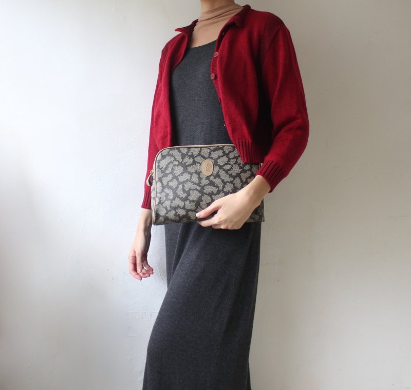 FOAK古着 /库存新品/YSL长颈鹿老花古董手拿包 - 手拿包 - 其他材质 