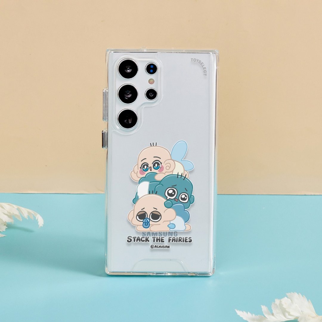 阿啾小剧场仙子宝宝叠叠乐防摔透明SAMSUNG手机壳 - 手机壳/手机套 - 塑料 多色