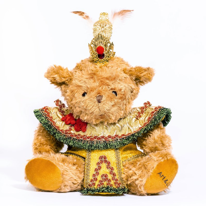 NTT TEDDY X 吴亮仪 _戏曲熊 - 玩偶/公仔 - 其他人造纤维 