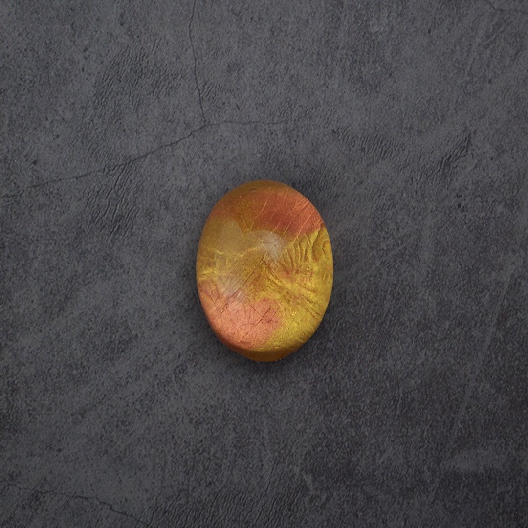 艺术宝石皂 -十一月诞生石 迷你珍藏系列-黄水晶 Citrine - 肥皂/手工皂 - 其他材质 红色