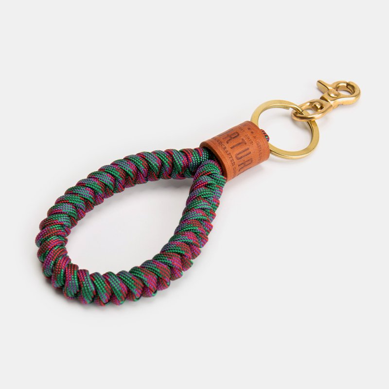 GOURTURE - 伞绳编织钥匙圈【氩气】 - 钥匙链/钥匙包 - 尼龙 紫色