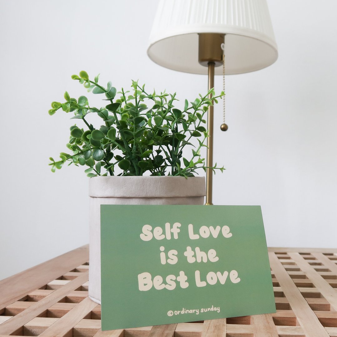 Quote Green Postcard - 卡片/明信片 - 纸 绿色