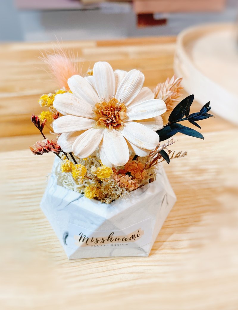 Miss。花谜 【植感扩香小桌花】干燥花 永生花 - 干燥花/捧花 - 植物．花 多色
