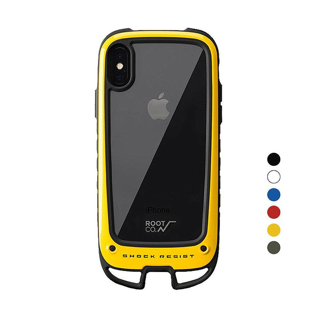 日本 ROOT CO. iPhone X / XS 双挂勾手机壳 - 手机壳/手机套 - 塑料 多色