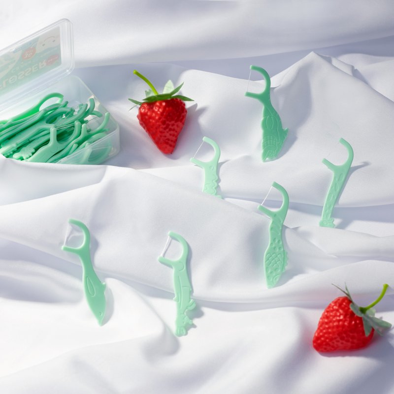 【Lab52 齿妍堂】儿童牙线棒 36支/盒 - 牙刷/口腔清洁 - 其他材质 白色