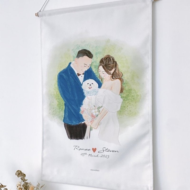 加购 挂布 - 海报/装饰画/版画 - 其他材质 