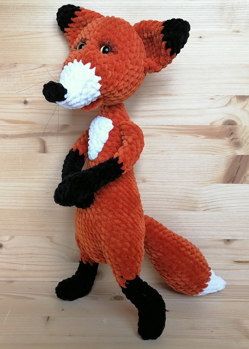 Digital crochet pattern PDF | crochet Fox - 手工艺教程/工具书 - 其他材质 