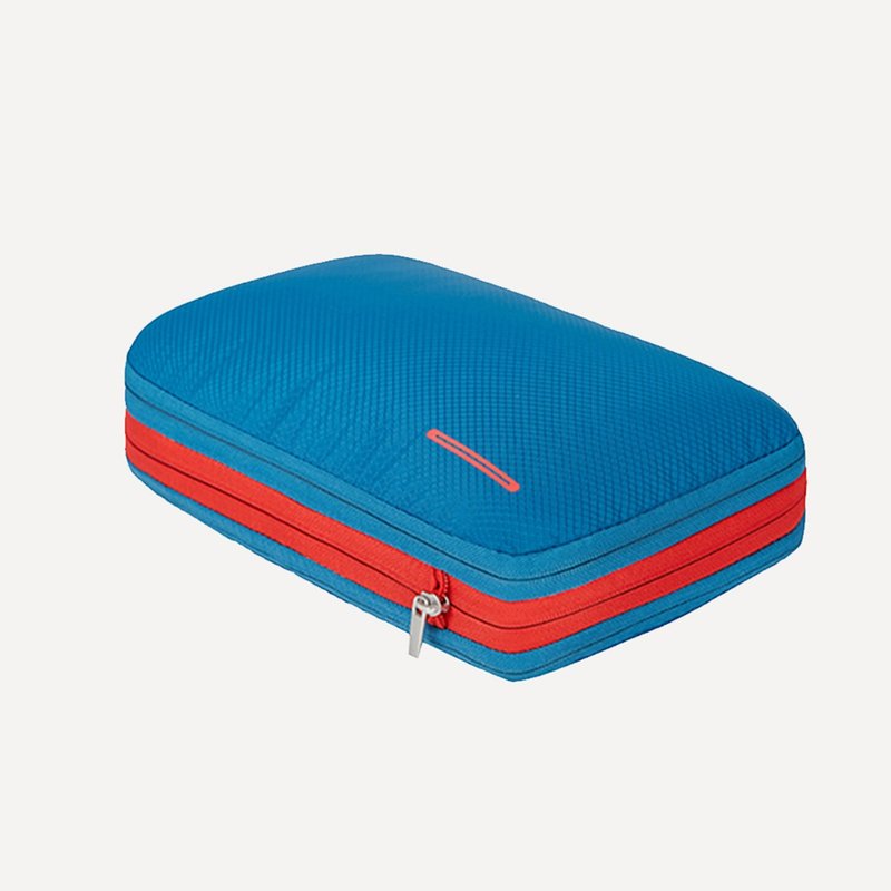BeeNesting可压缩防泼水旅行出差收纳包9L - 深蓝红 - 收纳用品 - 尼龙 蓝色