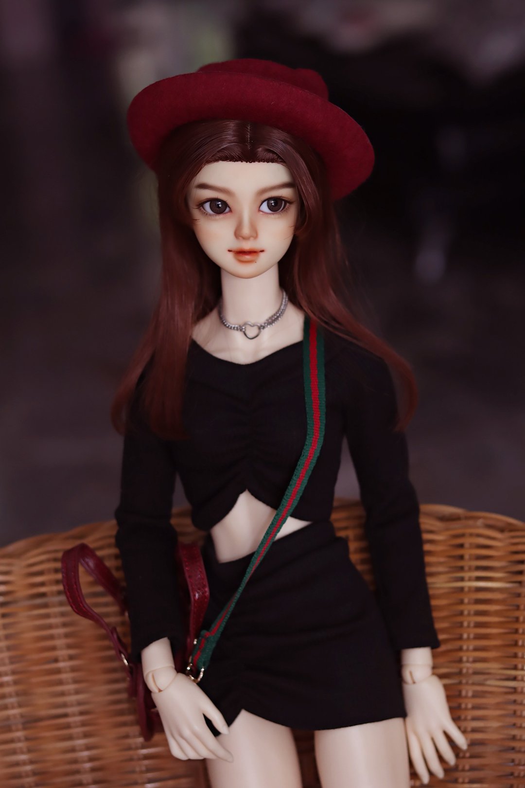 SD, DD Babe mini top (Black) - 其他 - 棉．麻 黑色