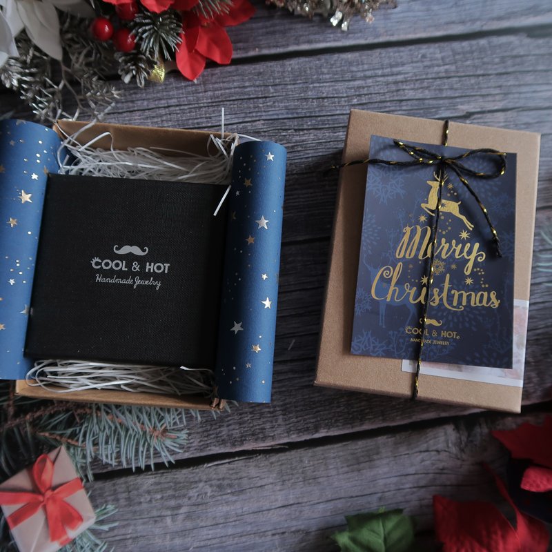 【2024圣诞礼盒】免费 圣诞 送礼包装/ 订单留言即可(勿下单) - 纸盒/包装盒 - 纸 蓝色