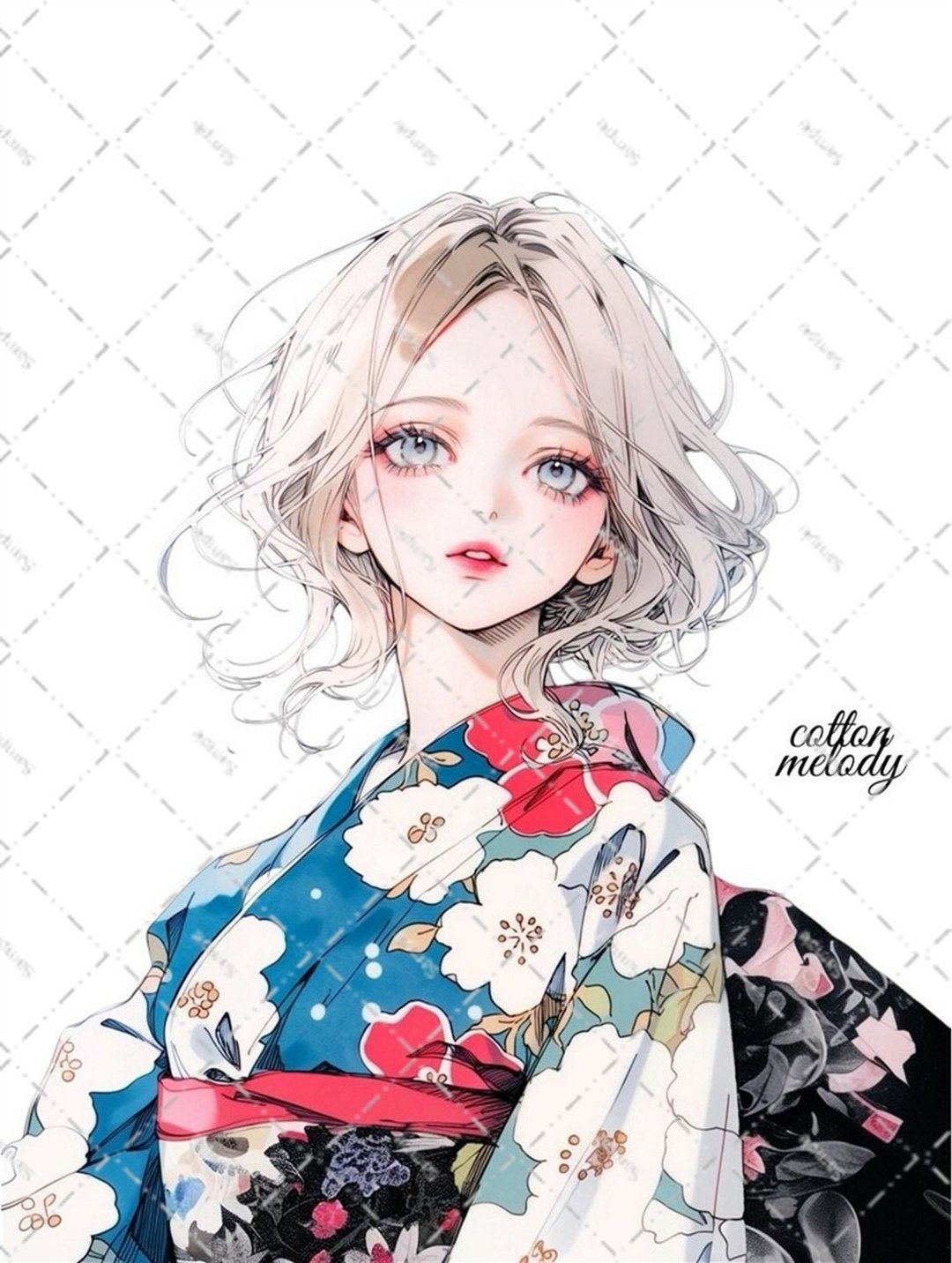 原创贴纸 no.8566 人物贴纸 原创贴纸 人物贴纸 女孩贴纸 原创人物贴纸 - 贴纸 - 纸 