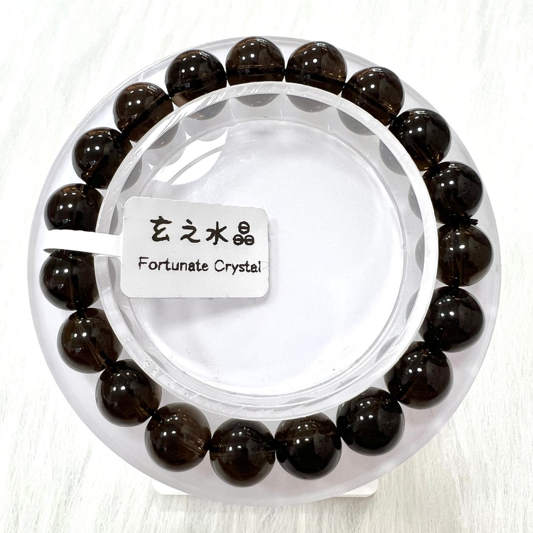 茶晶手串 | 水晶 | 水晶手串 | 水晶手链 | 水晶手链 - 手链/手环 - 水晶 咖啡色
