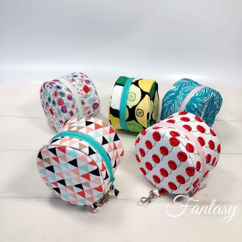 圆形多功能收纳包 - 其他 - 棉．麻 